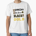 Gameday Football We Wear Gold And T-Shirt - Custom Art Print Men Women - T-Shirt, Sweatshirt, Hoodie