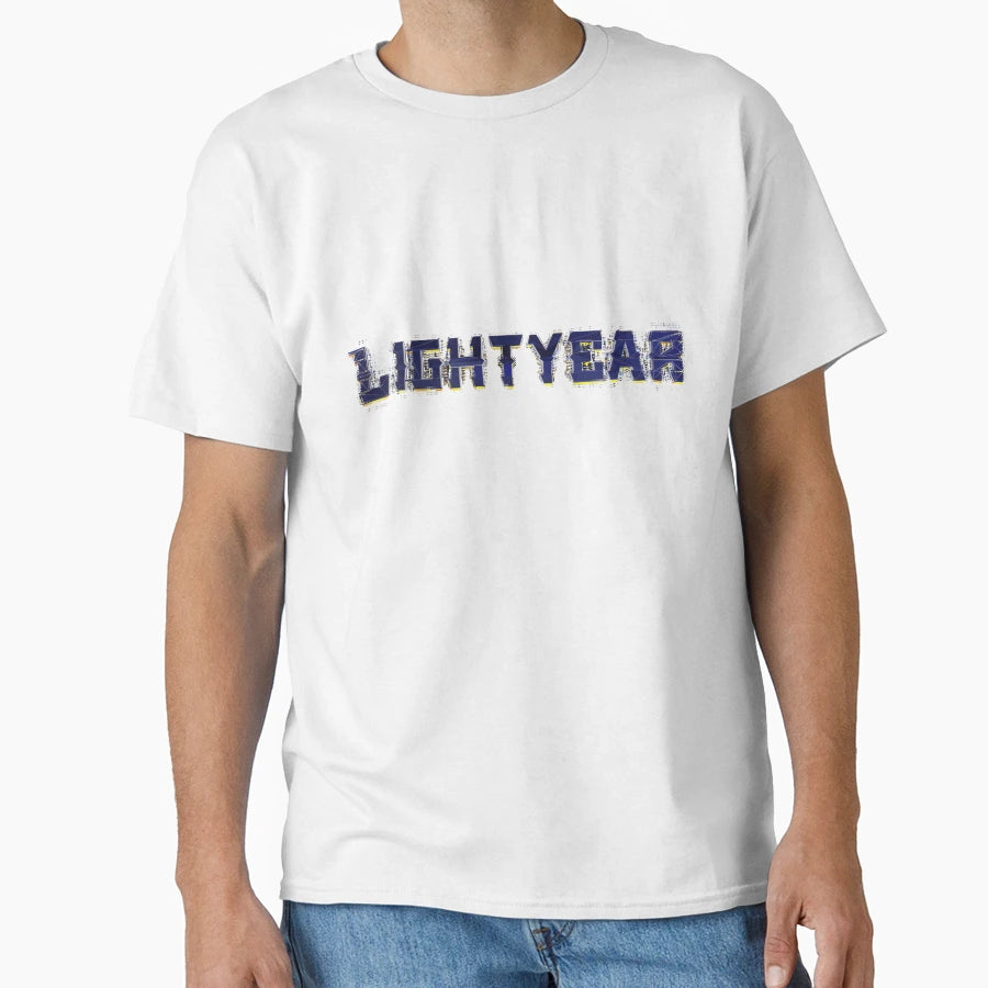 Lightyear Blue Aesthetic Text T-Shirt - Fun Novelty Design Men Women - T-Shirt, Sweatshirt, Hoodie