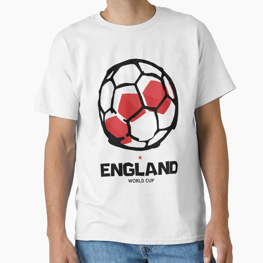 England Football Country Flag T-Shirt - Fun Novelty Design Men Women - T-Shirt, Sweatshirt, Hoodie