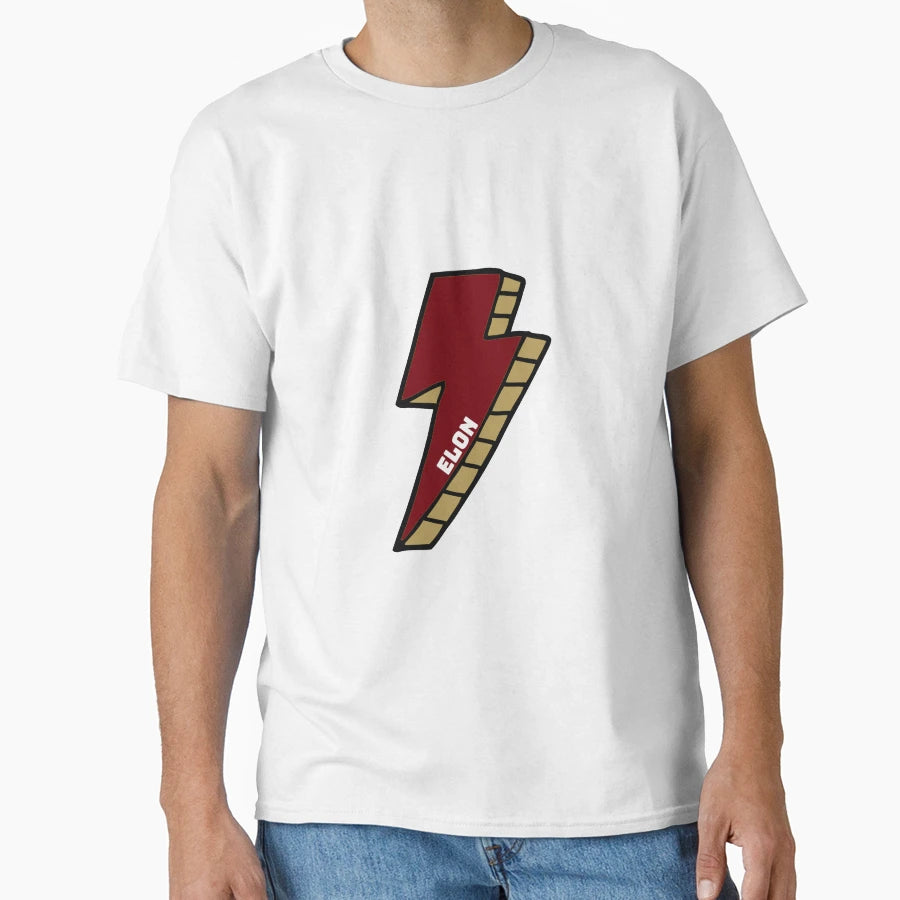 Elon Lightning Bolt T-Shirt - Unique Graphic Men Women - T-Shirt, Sweatshirt, Hoodie