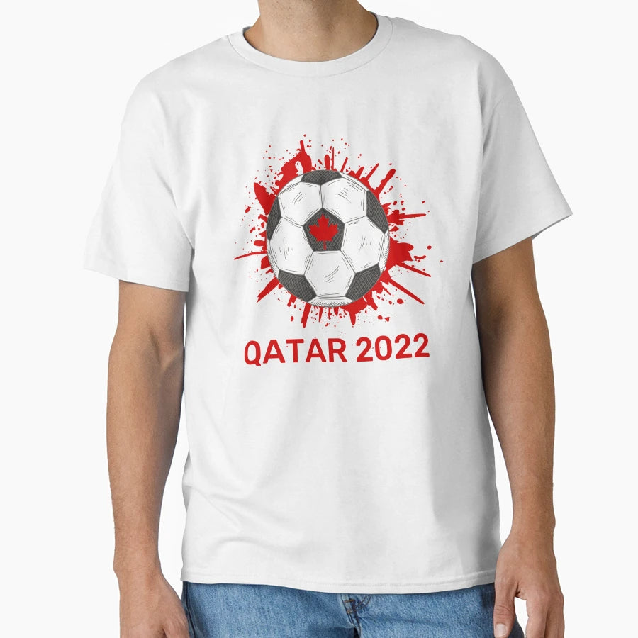 Made Canada Canada Soccer 2022 Canada T-Shirt - Aesthetic Graphic Unisex - T-Shirt, Sweatshirt, Hoodie