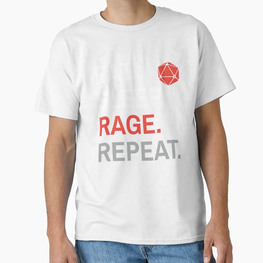 D D Barbarian Rage T-Shirt - Graphic Print for Adults - T-Shirt, Sweatshirt, Hoodie