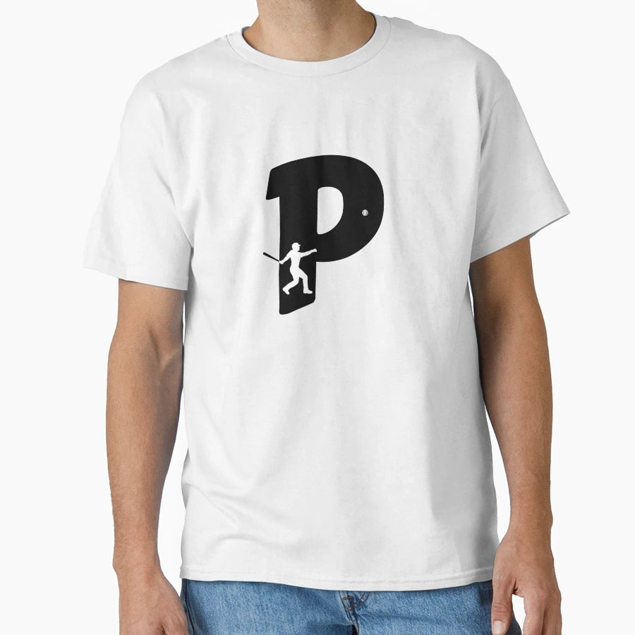 Personalized Baseball Initial P T-Shirt - Streetwear Style for Adults - T-Shirt, Sweatshirt, Hoodie