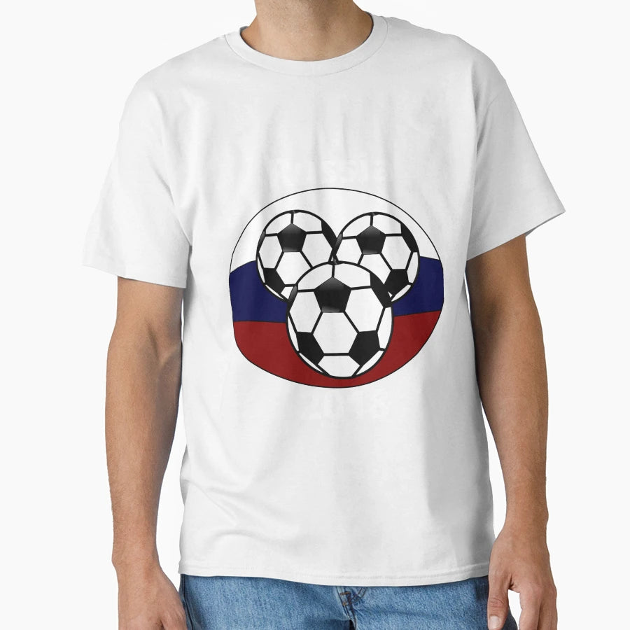 Russia 2018 Soccer T-Shirt - Fun Novelty Design Men Women - T-Shirt, Sweatshirt, Hoodie