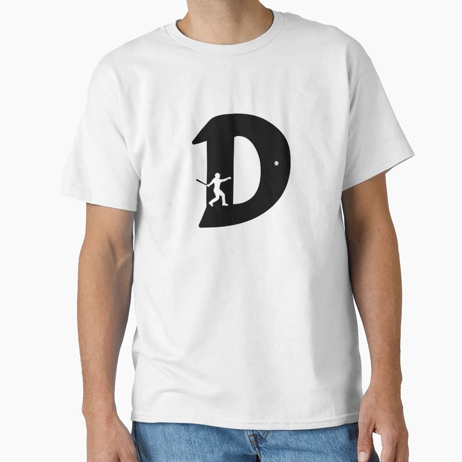 Personalized Baseball Initial D T-Shirt - Custom Art Print Unisex - T-Shirt, Sweatshirt, Hoodie