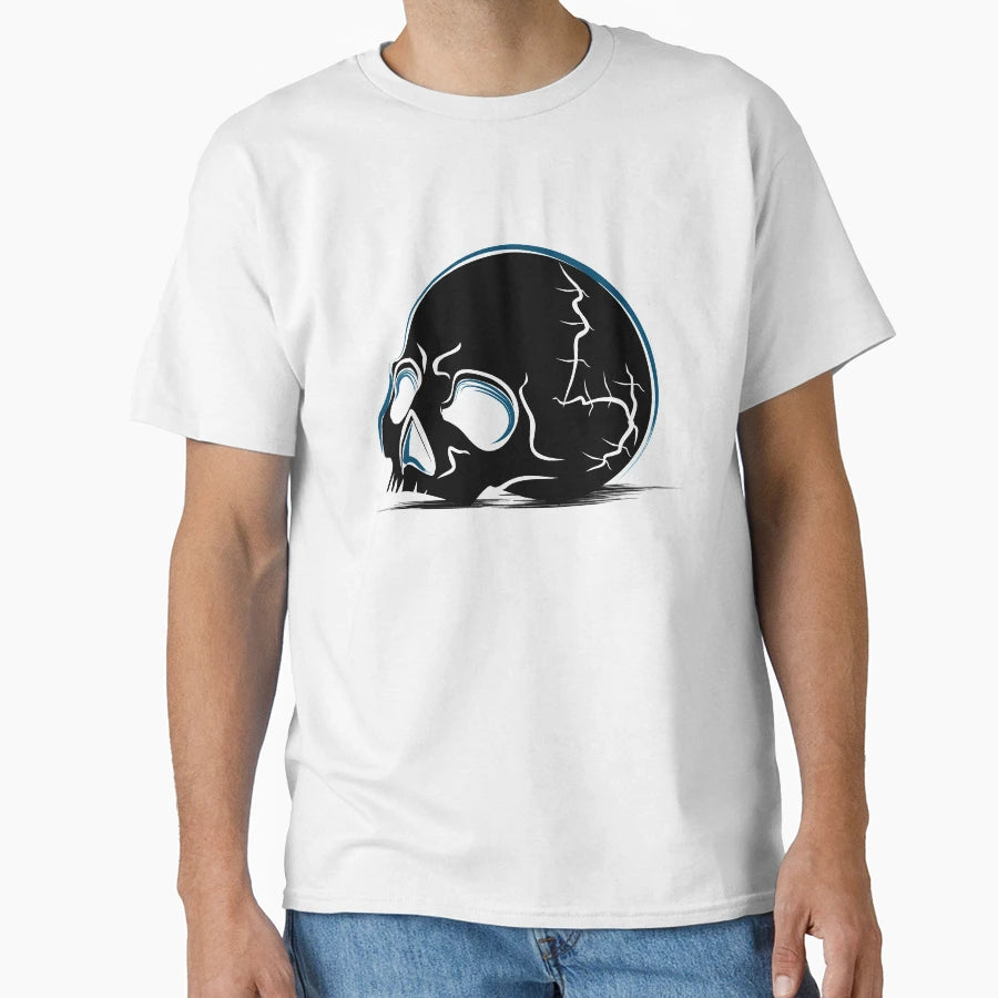 Skull T-Shirt - Minimalist Print Unisex - T-Shirt, Sweatshirt, Hoodie