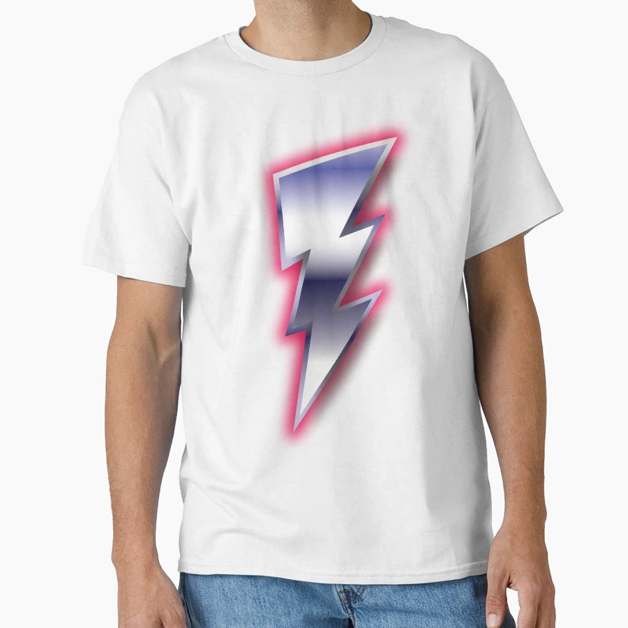 Bolt O Litghtnin Neon Chrome T-Shirt - Novelty Apparel Unisex - T-Shirt, Sweatshirt, Hoodie