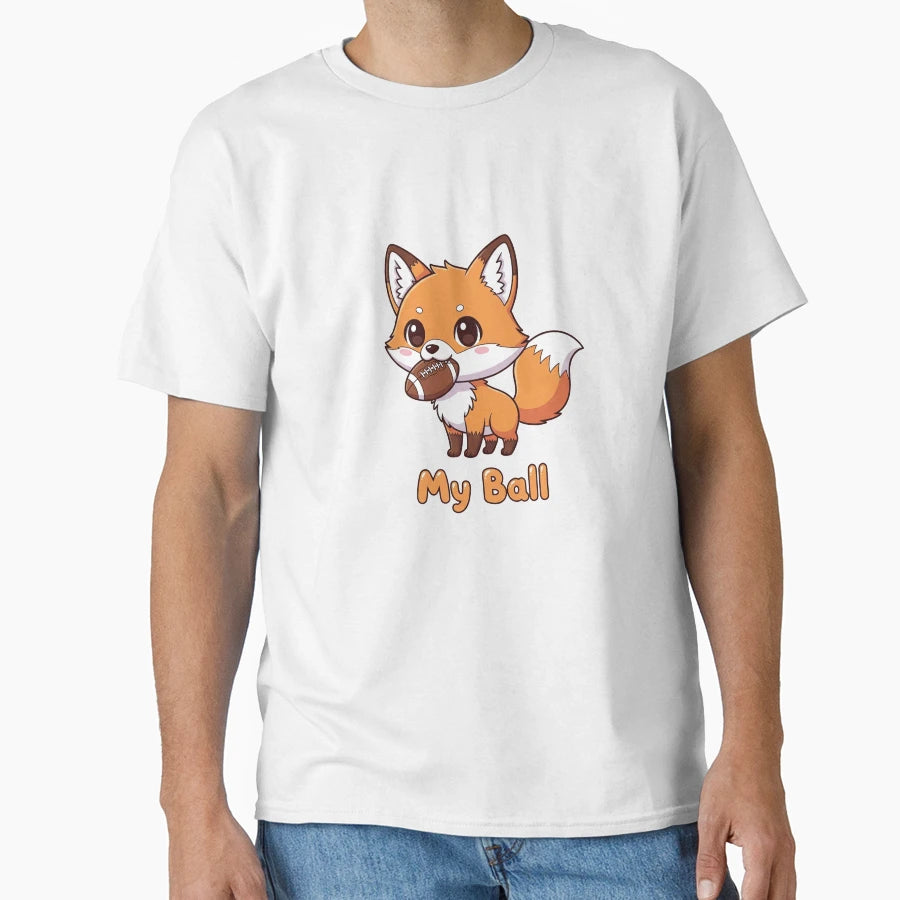 Football Fox T-Shirt - Trendy Graphic Unisex - T-Shirt, Sweatshirt, Hoodie