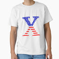 Chi Symbol American Flag T-Shirt - Custom Art Print Unisex - T-Shirt, Sweatshirt, Hoodie