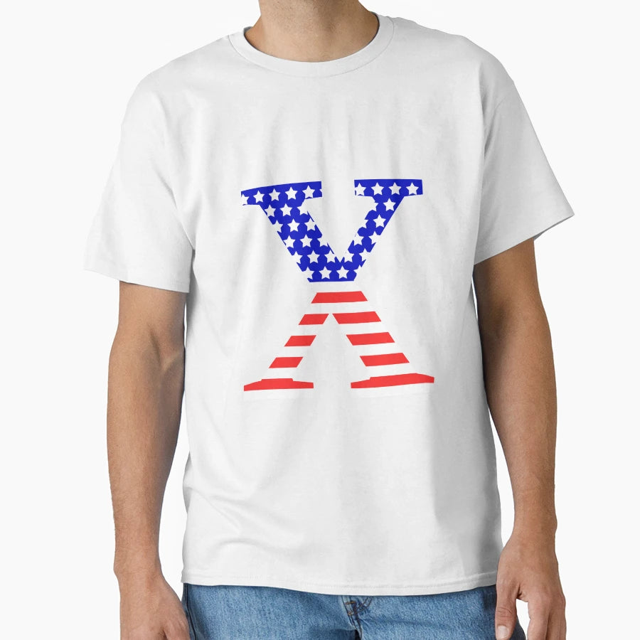 Chi Symbol American Flag T-Shirt - Custom Art Print Unisex - T-Shirt, Sweatshirt, Hoodie
