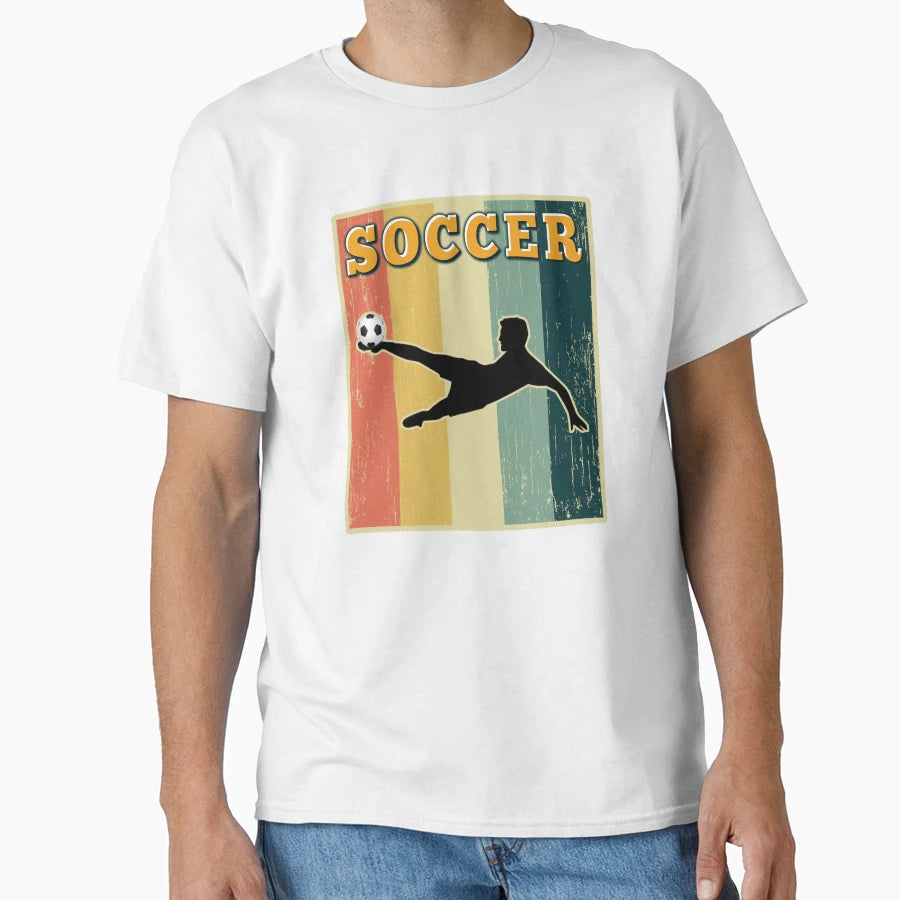 Old School Soccer T-Shirt - Unique Graphic Unisex - T-Shirt, Sweatshirt, Hoodie