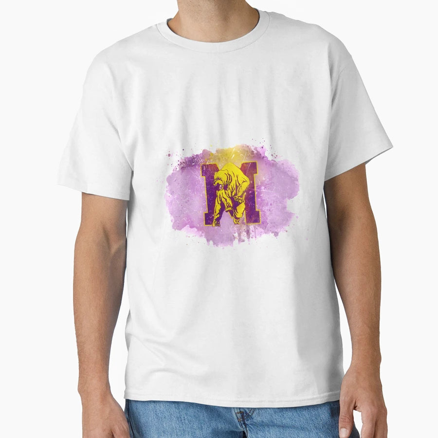 Miles College Rustic Watercolor Logo T-Shirt - Aesthetic Graphic for Adults - T-Shirt, Sweatshirt, Hoodie