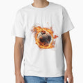 Football Fire Football Fans T-Shirt - Aesthetic Graphic Unisex - T-Shirt, Sweatshirt, Hoodie