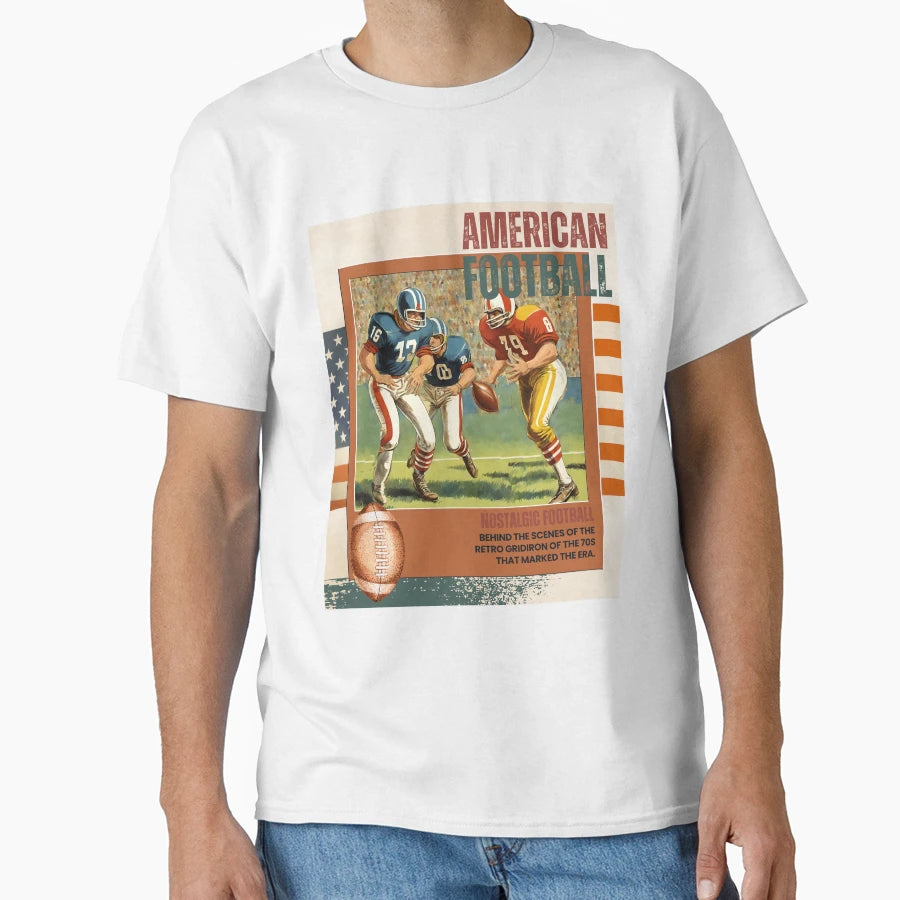 Nostalgic Foot Ball T-Shirt - Streetwear Style Unisex - T-Shirt, Sweatshirt, Hoodie