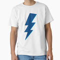 Blue Lightning Bolt T-Shirt - Fun Novelty Design Unisex - T-Shirt, Sweatshirt, Hoodie