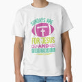 Sundays Are Jesus And Football T-Shirt - Minimalist Print Men Women - T-Shirt, Sweatshirt, Hoodie