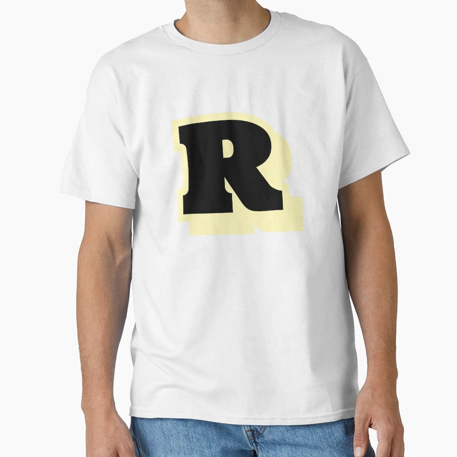 Letter R Street Art Typography Monogram T-Shirt - Novelty Apparel Unisex - T-Shirt, Sweatshirt, Hoodie