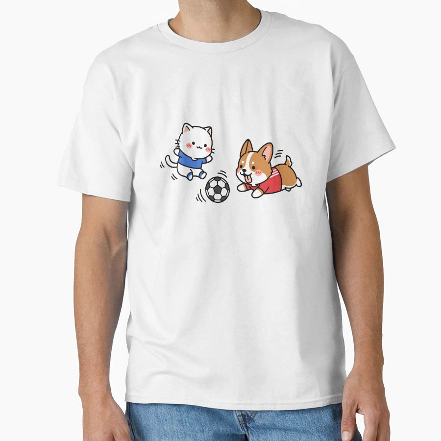 Football Friends T-Shirt - Fun Novelty Design for Adults - T-Shirt, Sweatshirt, Hoodie