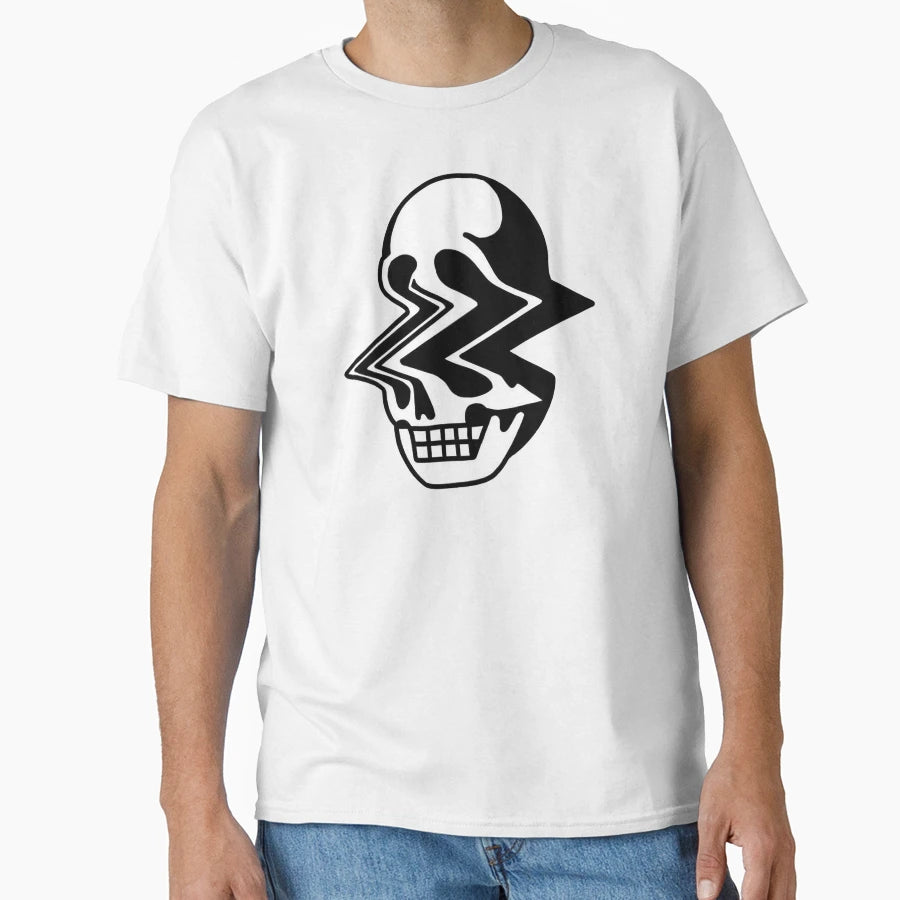 Trippy Skull T-Shirt - Fun Novelty Design for Adults - T-Shirt, Sweatshirt, Hoodie