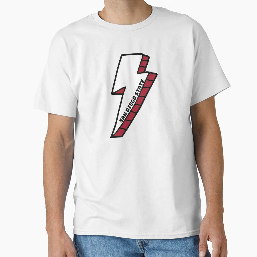 San Diego State Lightning Bolt T-Shirt - Streetwear Style Men Women - T-Shirt, Sweatshirt, Hoodie
