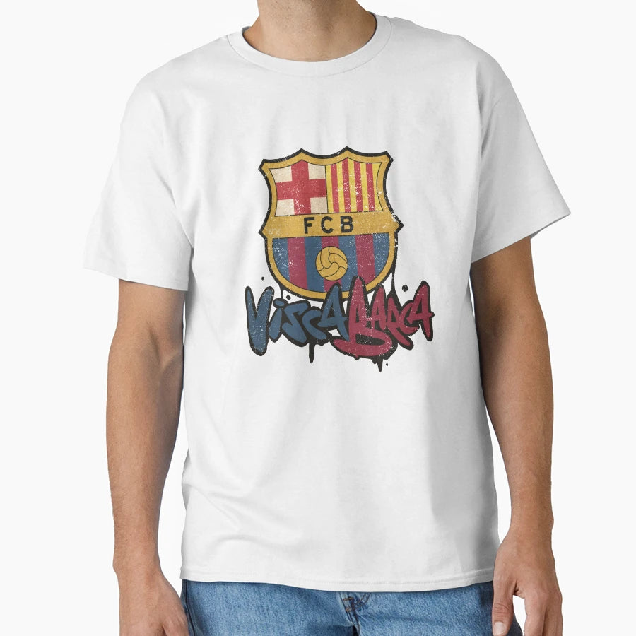 Visca Barca T-Shirt - Novelty Apparel for Adults - T-Shirt, Sweatshirt, Hoodie