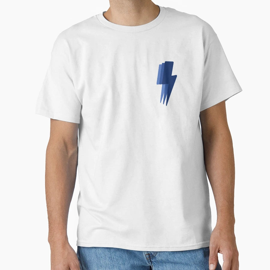 Blue Lightning T-Shirt - Unique Graphic Unisex - T-Shirt, Sweatshirt, Hoodie