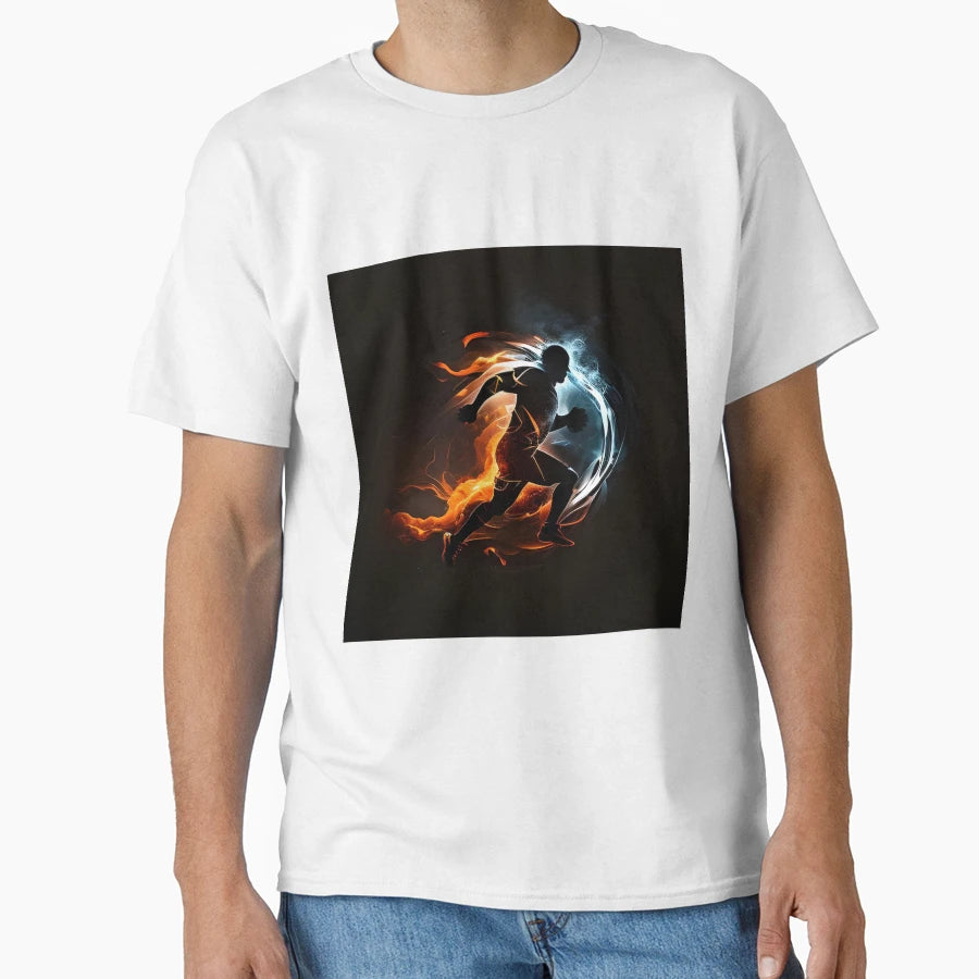 Soccer Player Fooball Player T-Shirt - Minimalist Print for Adults - T-Shirt, Sweatshirt, Hoodie