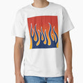 Optimus Flames 1 T-Shirt - Custom Art Print Unisex - T-Shirt, Sweatshirt, Hoodie