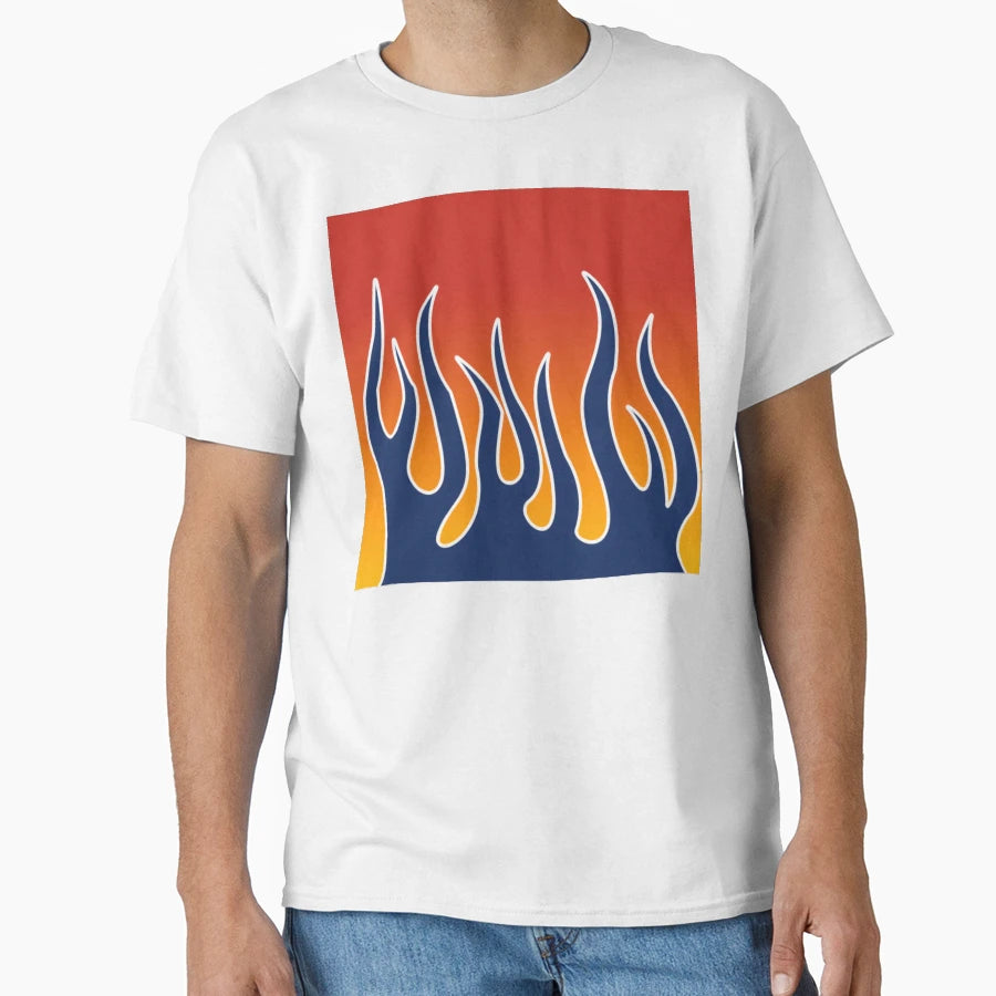 Optimus Flames 1 T-Shirt - Custom Art Print Unisex - T-Shirt, Sweatshirt, Hoodie
