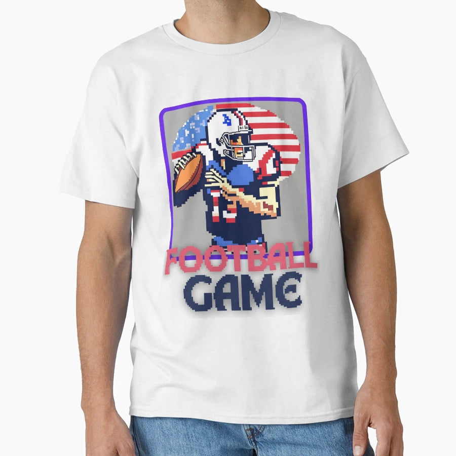American Foot Ball T-Shirt - Fun Novelty Design for Adults - T-Shirt, Sweatshirt, Hoodie