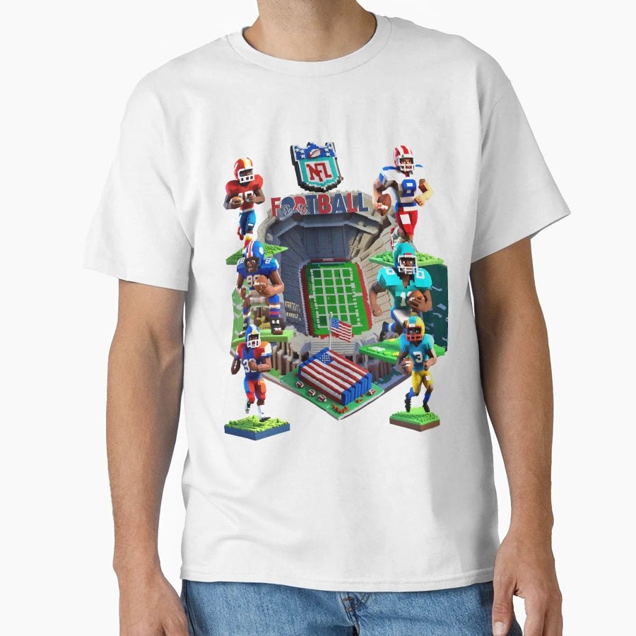 American Foot Ball T-Shirt - Aesthetic Graphic Unisex - T-Shirt, Sweatshirt, Hoodie