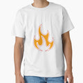 Fire Orange T-Shirt - Custom Art Print for Adults - T-Shirt, Sweatshirt, Hoodie