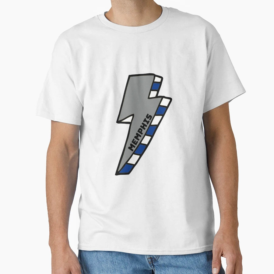 University Memphis Lightning Bolt T-Shirt - Streetwear Style for Adults - T-Shirt, Sweatshirt, Hoodie