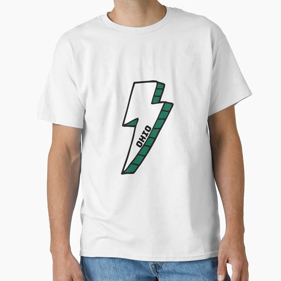Ohio University Lightning Bolt T-Shirt - Graphic Print Men Women - T-Shirt, Sweatshirt, Hoodie