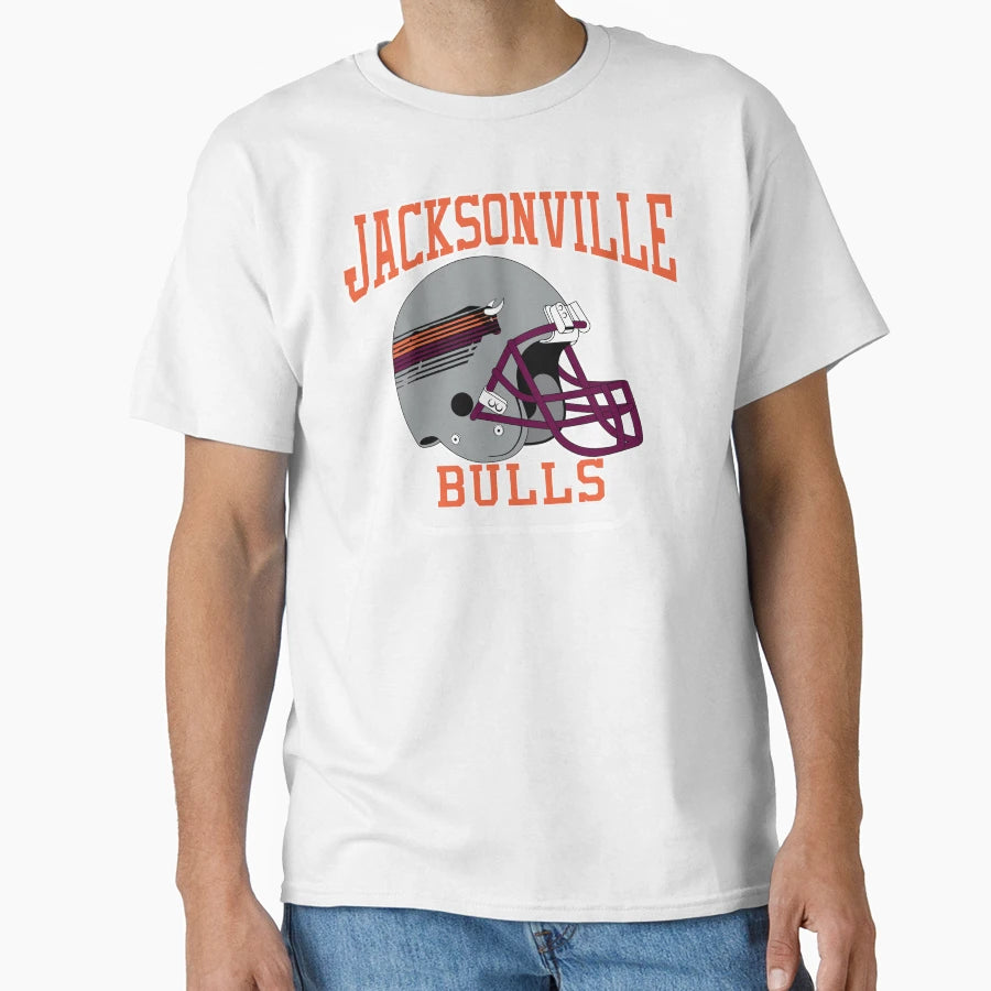 Jacksonville Bulls Helmet T-Shirt - Streetwear Style Unisex - T-Shirt, Sweatshirt, Hoodie