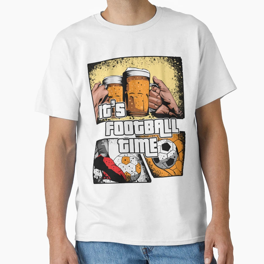 Its Football Time T-Shirt - Unique Graphic Men Women - T-Shirt, Sweatshirt, Hoodie
