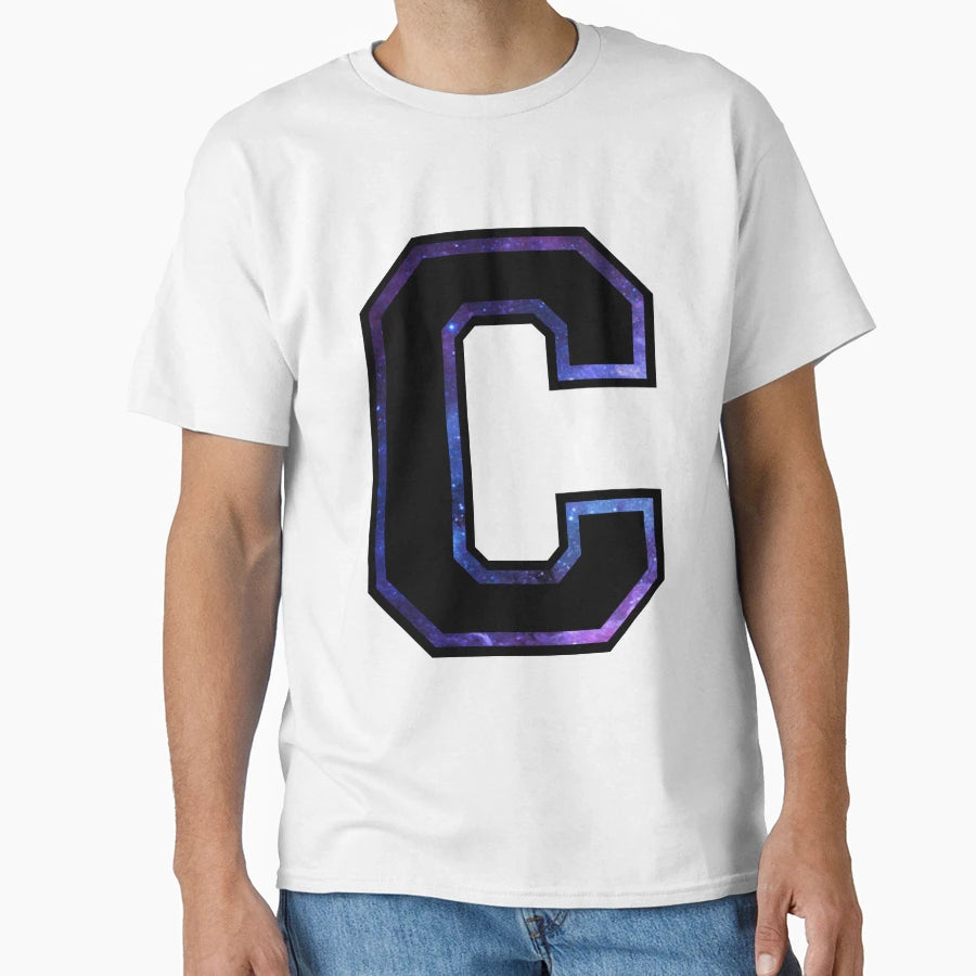 C Varsity Letter T-Shirt - Custom Art Print Unisex - T-Shirt, Sweatshirt, Hoodie
