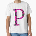 Rho Or P Initial T-Shirt - Novelty Apparel Men Women - T-Shirt, Sweatshirt, Hoodie