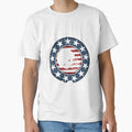 Usa Flag July 4Th Football Patriotic T-Shirt - Fun Novelty Design Men Women - T-Shirt, Sweatshirt, Hoodie