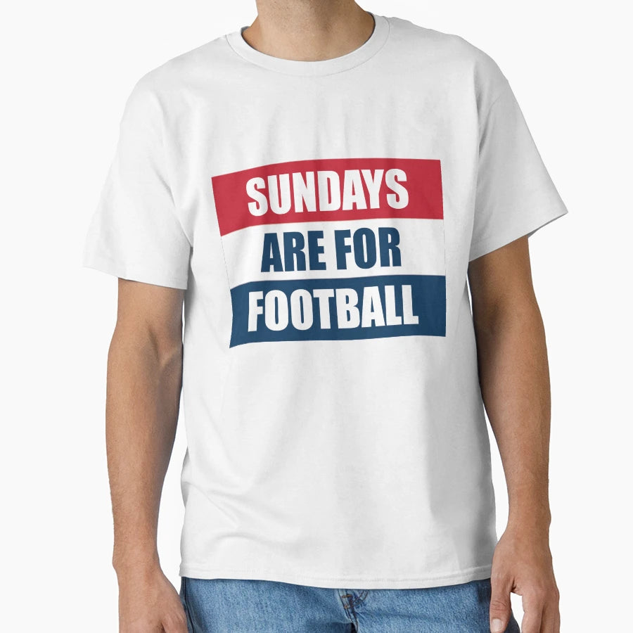 Sundays Are Football T-Shirt - Unique Graphic for Adults - T-Shirt, Sweatshirt, Hoodie