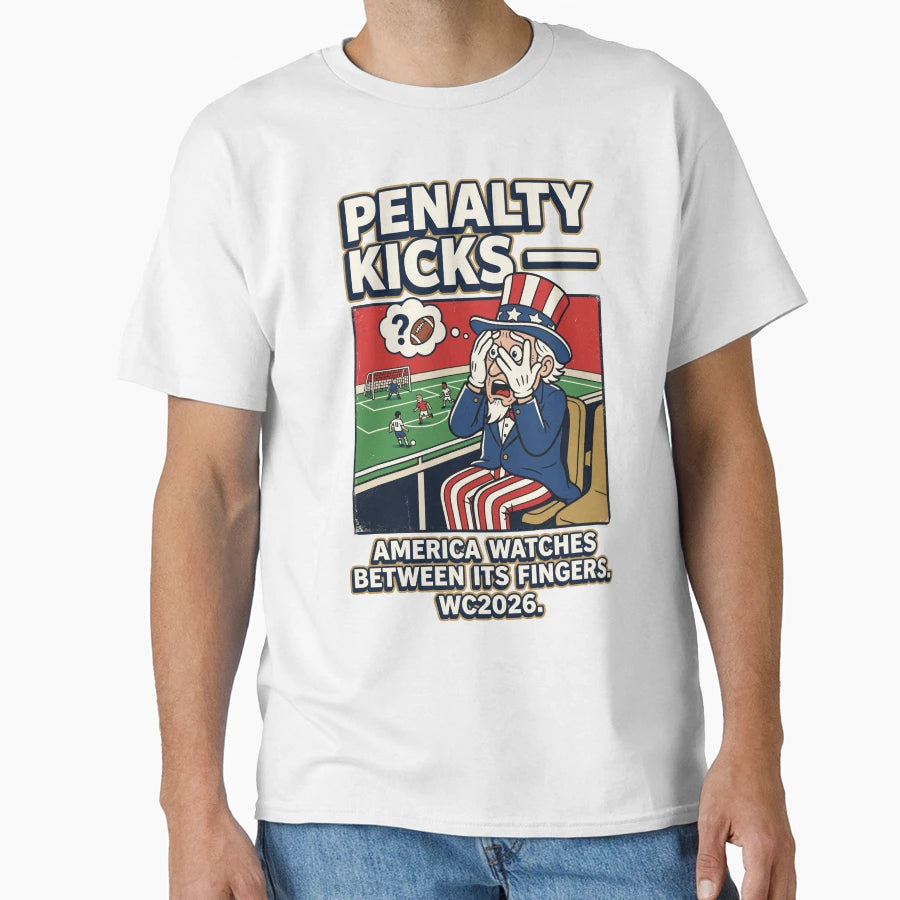 Penalty Kicks Wc2026 V2 T-Shirt - Minimalist Print Men Women - T-Shirt, Sweatshirt, Hoodie