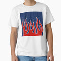 Optimus Flames 2 T-Shirt - Unique Graphic for Adults - T-Shirt, Sweatshirt, Hoodie