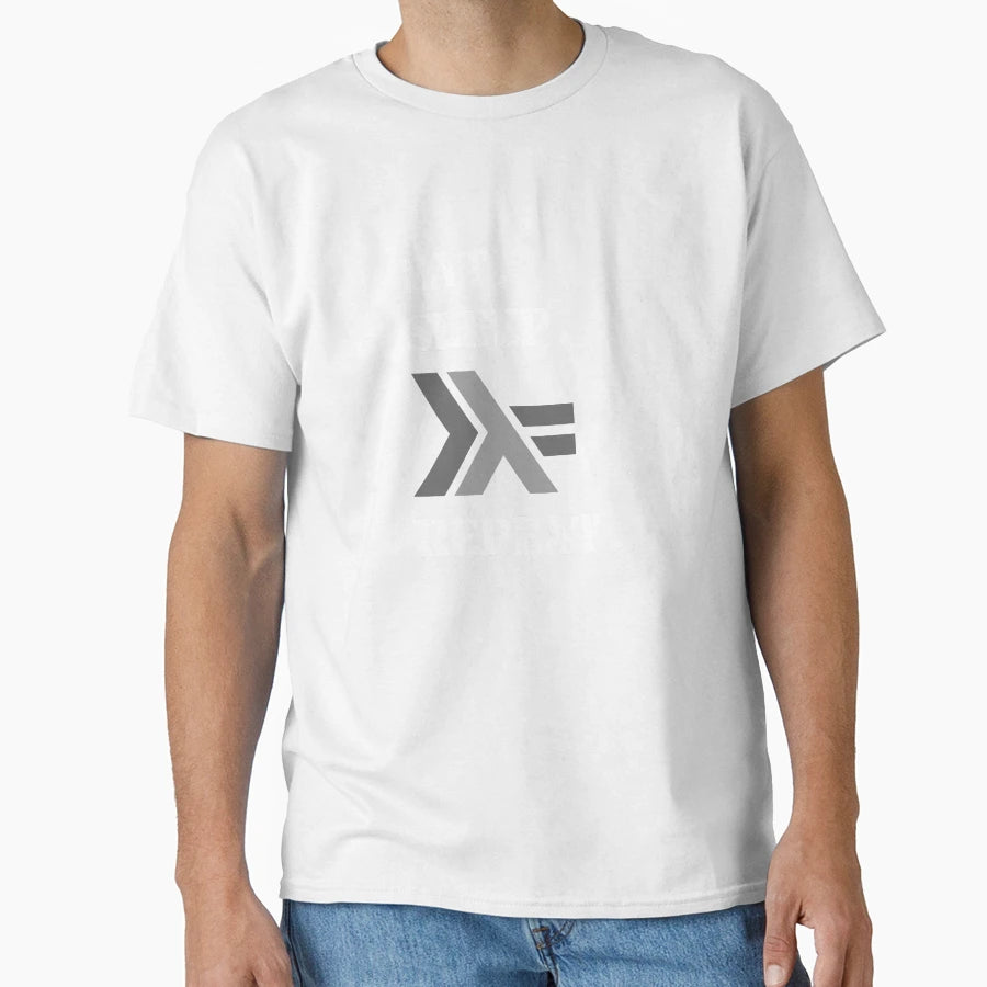 Eat Sleep Haskell Repeat Language Logo T-Shirt - Custom Art Print Men Women - T-Shirt, Sweatshirt, Hoodie