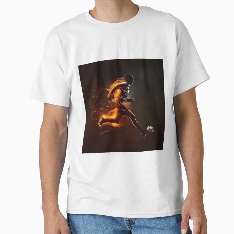 Soccer Football Player T-Shirt - Fun Novelty Design for Adults - T-Shirt, Sweatshirt, Hoodie