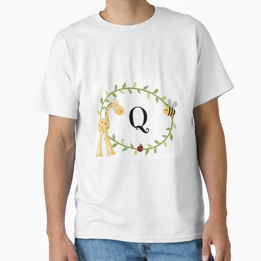Nursery Letters Q T-Shirt - Trendy Graphic Men Women - T-Shirt, Sweatshirt, Hoodie