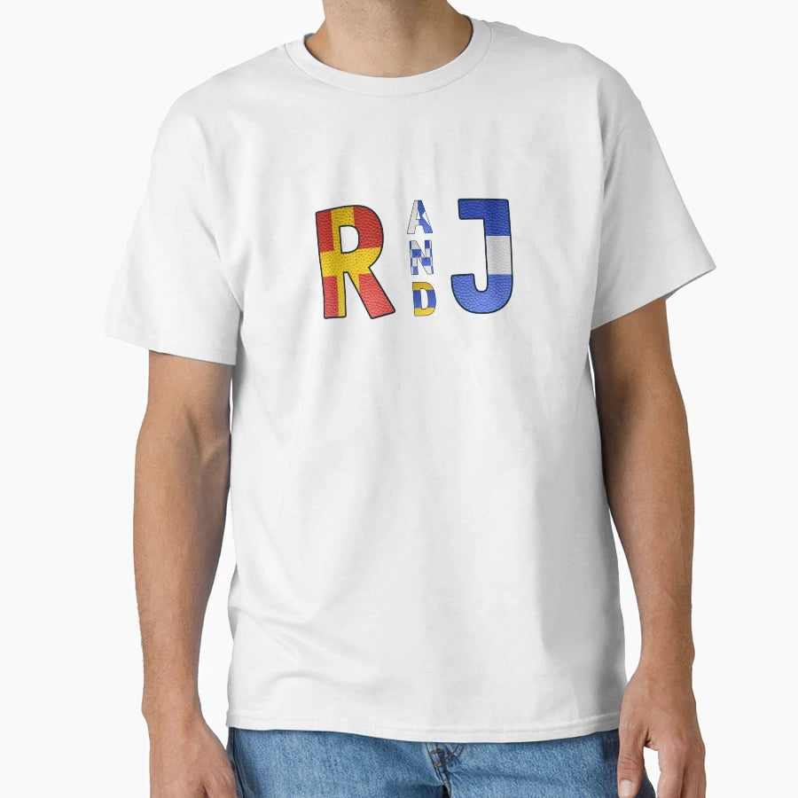 Romeo And Juliet Navy Code Leather T-Shirt - Graphic Print for Adults - T-Shirt, Sweatshirt, Hoodie