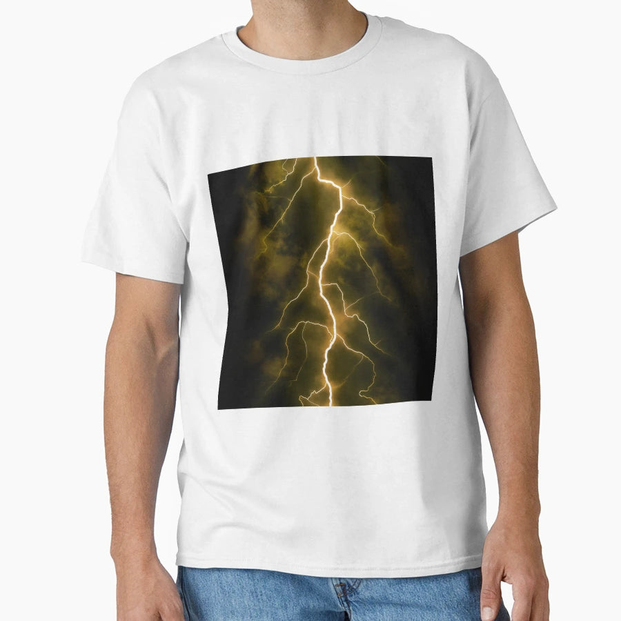 Lightning Night T-Shirt - Fun Novelty Design Men Women - T-Shirt, Sweatshirt, Hoodie