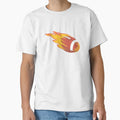 Flaming Football T-Shirt - Trendy Graphic Men Women - T-Shirt, Sweatshirt, Hoodie