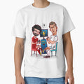 Mohamed Salah Cristiano Ronaldo T-Shirt - Minimalist Print for Adults - T-Shirt, Sweatshirt, Hoodie