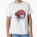 Football Kitten T-Shirt - Graphic Print Unisex - T-Shirt, Sweatshirt, Hoodie